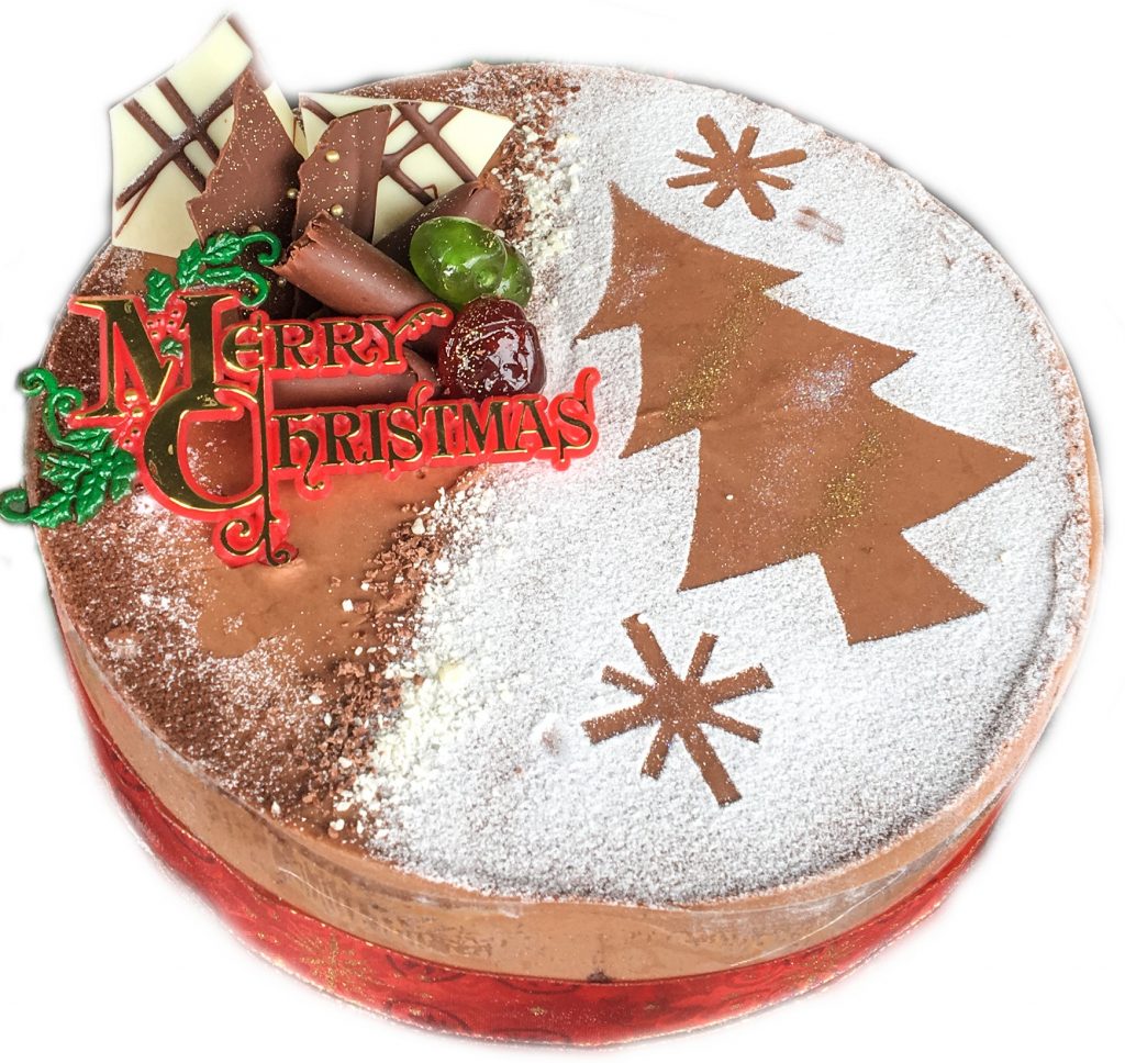 Christmas Chocolate Mousse Cake - Kidd's Cakes &amp; Bakery