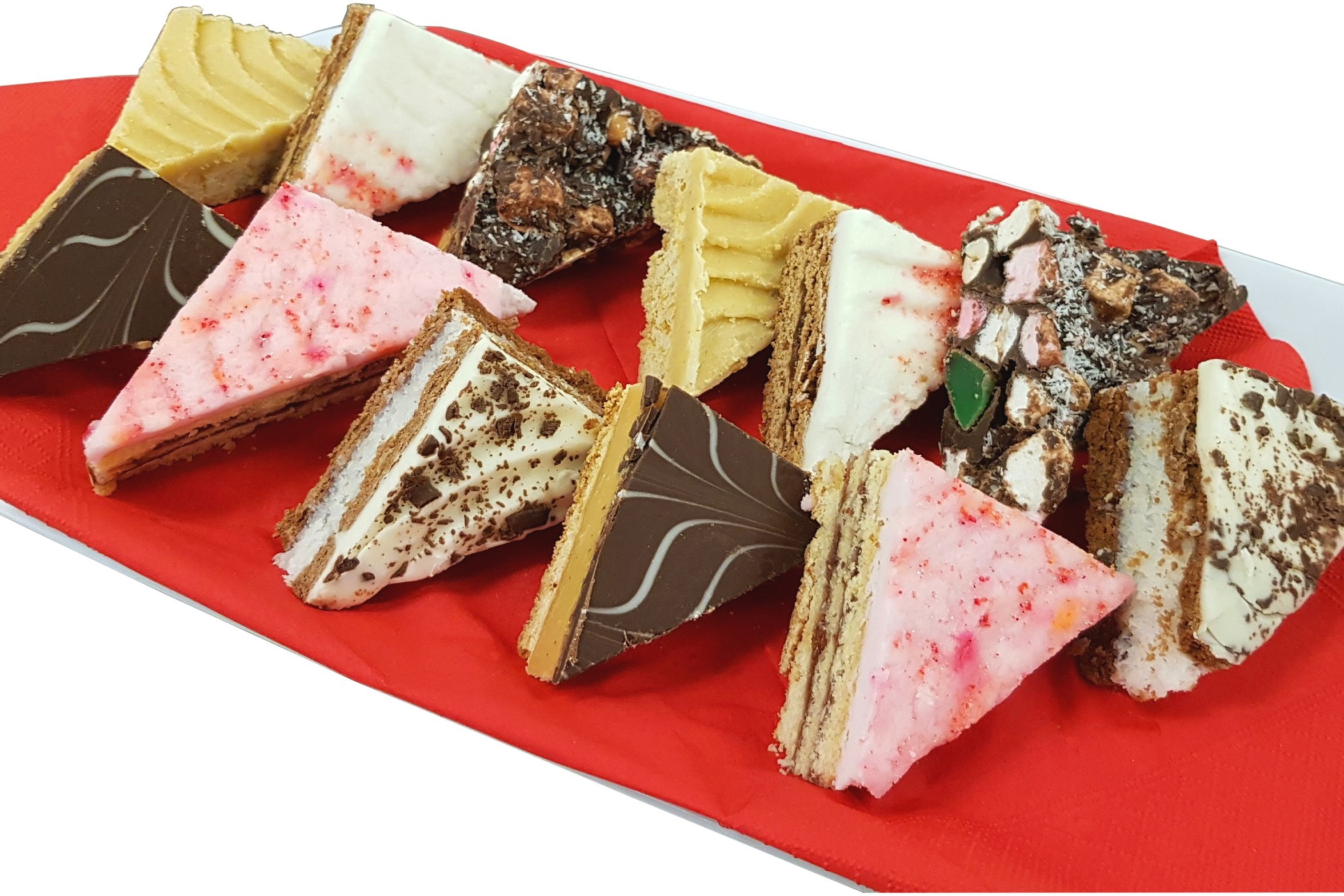 Assorted Mini Slices per Dozen Kidd s Cakes Bakery
