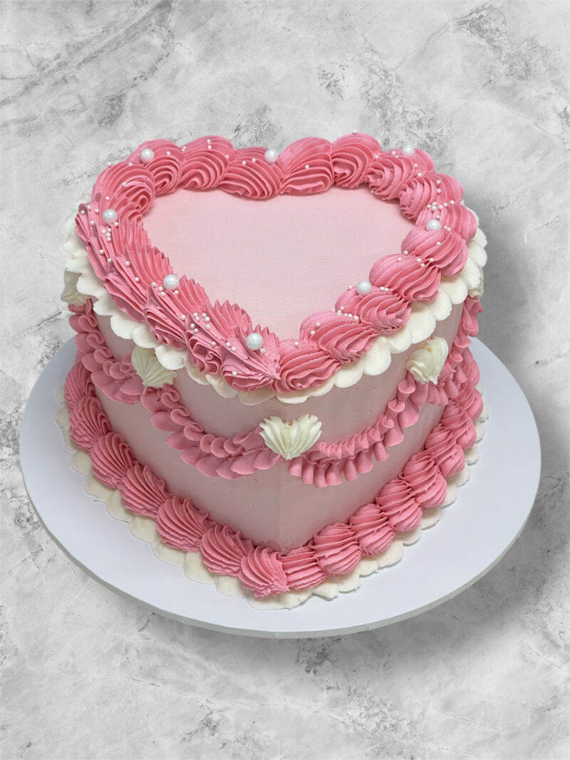Pink Vintage Heart
