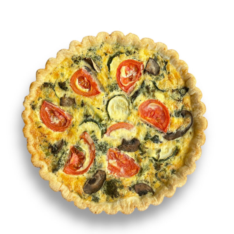 Vegetarian Family Sized Quiche